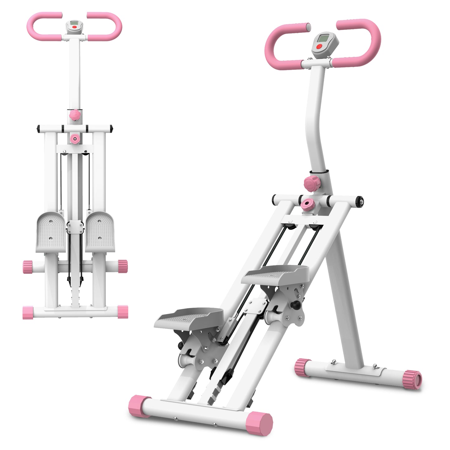 Stair Stepper for Home Gym Exercise, Segmart Vertical Climber Exercise Machine, Full-Body Cardio Machine with Adjustable Handles, Extended Step Range Climber Machine for Legs, Core And Glute Workouts