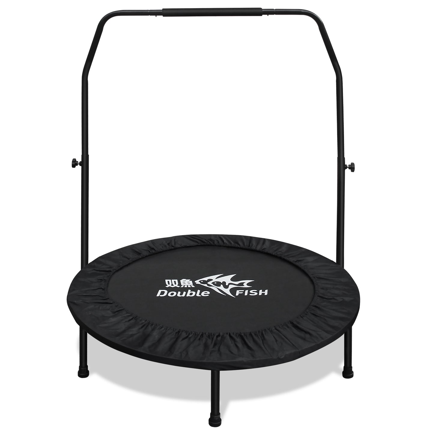 38" Mini Trampoline for Kids with Handle, Toddler Trampoline, Exercise Rebounder with Foam Handle, Indoor Trampoline, Kids Mini Trampoline, Small Rebounder Trampoline for Indoor and Outdoor Use