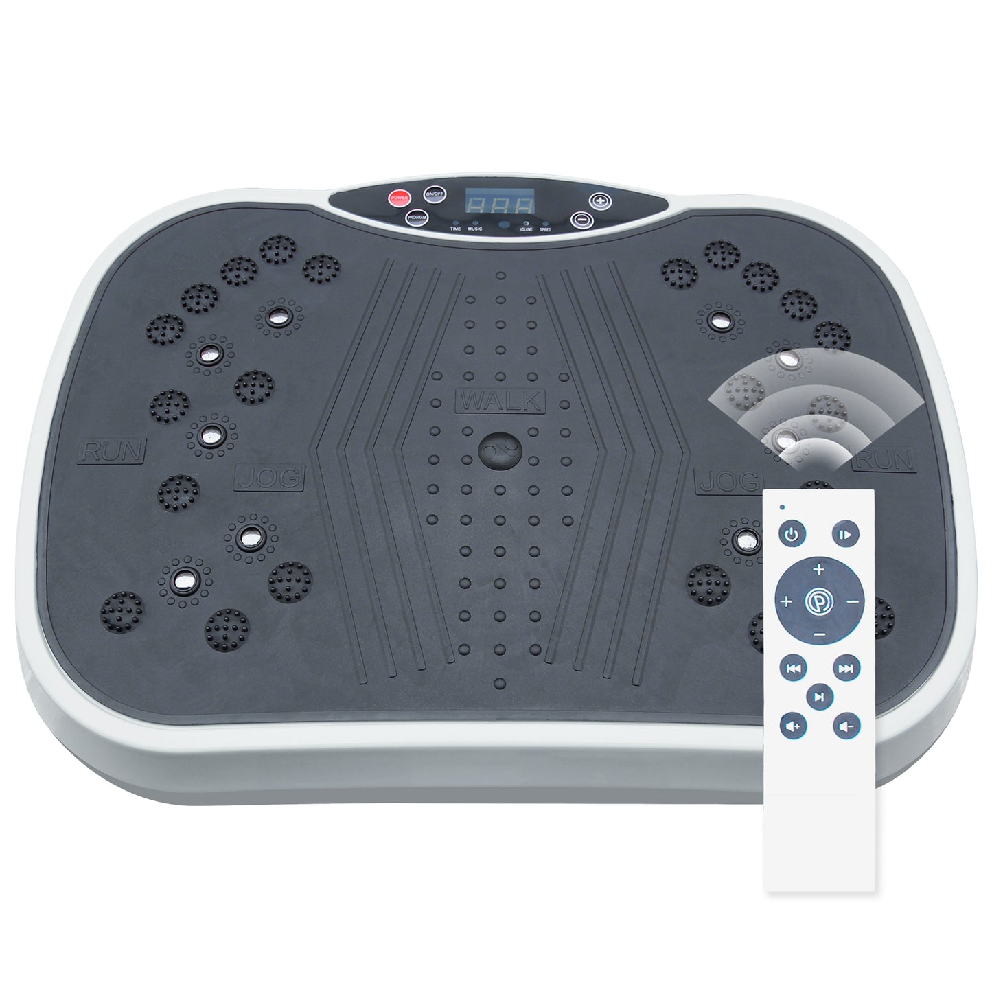 Vibrating Plate Exercise Machine for Weight Loss, Vibration Plate Platform for Lymphatic Drainage, Adjustable Speeds Power Shaping Vibrating Plate for Weight Loss, Whole Body Workout Vibration Plate