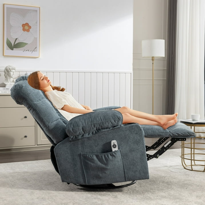 Lift Recliner Chair for Elderly and Disabled, Modern Living Room Electric Power with 4 Positions Lift, Remote Control and Storage Pockets, Ergonomic Plush Velvet Single Sofa Lounge, Grey, SS1815
