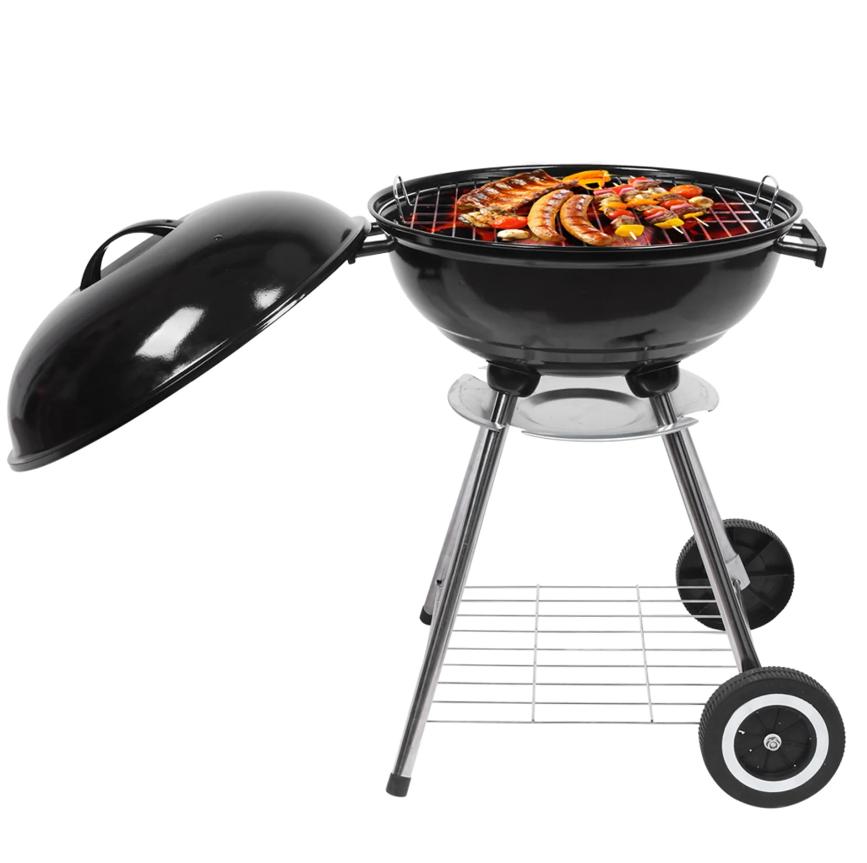Segmart 18" Portable Charcoal Grill with Convenient Storage