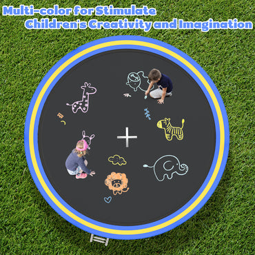 14Ft Trampoline for Kids and Adults, Outdoor Trampoline with Basketball Hoop, Segmart Upgrade Heavy Duty Trampoline with Enclosure Net & Ladder for Backyard Patio Garden