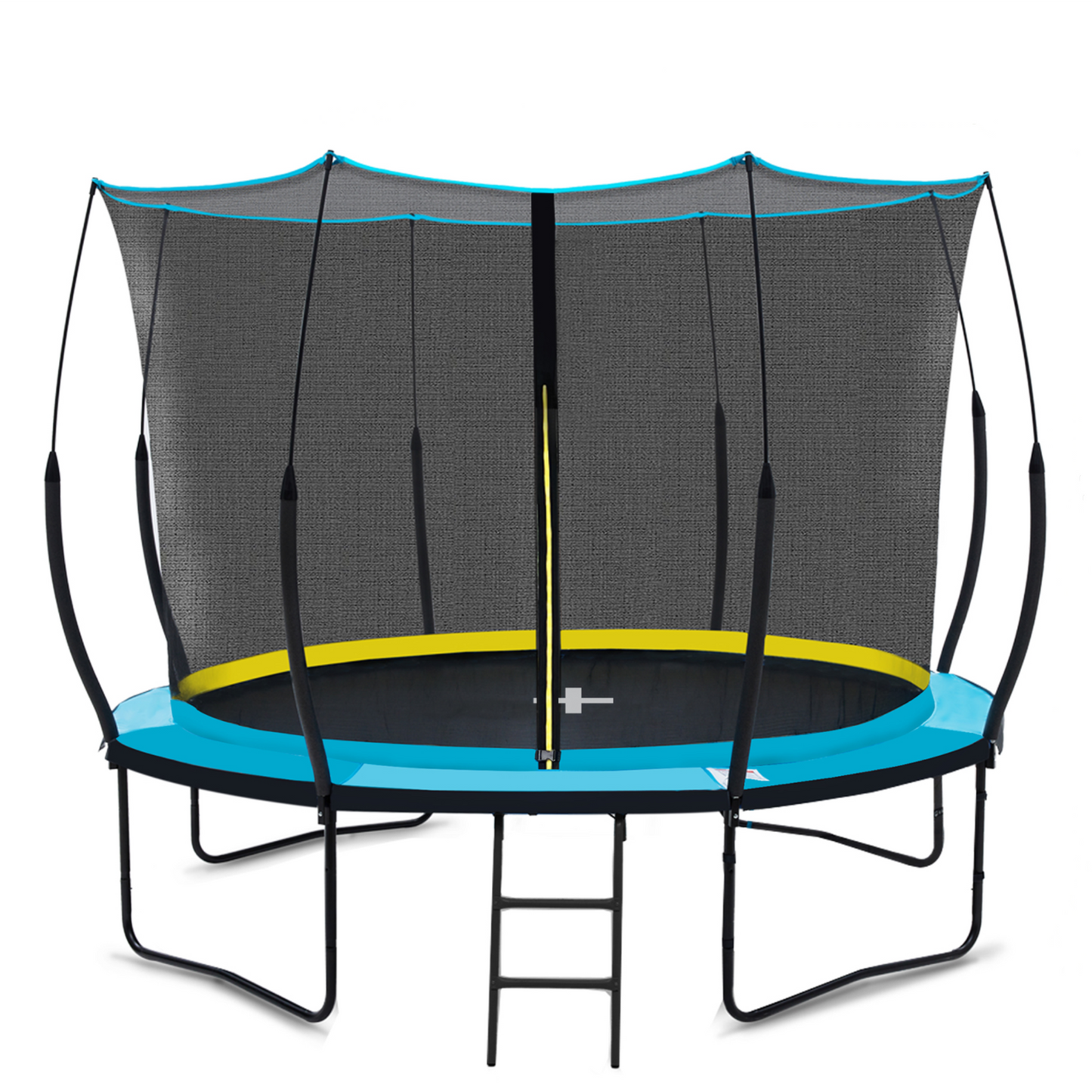 10ft Springfree Trampoline, Segmart Recreational Trampoline with Bungee Cords, 2024 Outdoor Trampoline with No Gap Design Zipper System, 600 LBS Weight Capacity Trampoline for Backyard Garden