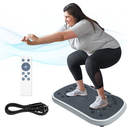 Vibrating Plate Exercise Machine for Weight Loss, Vibration Plate Platform for Lymphatic Drainage, Adjustable Speeds Power Shaping Vibrating Plate for Weight Loss, Whole Body Workout Vibration Plate