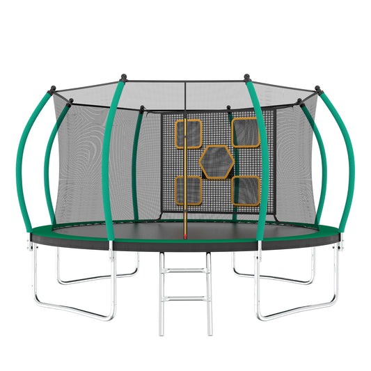 12Ft Trampoline for Kids & Adults, Segmart 2024 Upgraded Recreational Trampoline with Enclosure Net, Reinforced Design Outdoor Trampoline with 800LBS Weight Capacity, Birthday Gifts for Boys/Girls