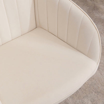 Office Chair with Memory Foam,Adjustable Swivel Desk Chair, Velvet Upholstered, Supportive Backrest for Home Office & Bedroom