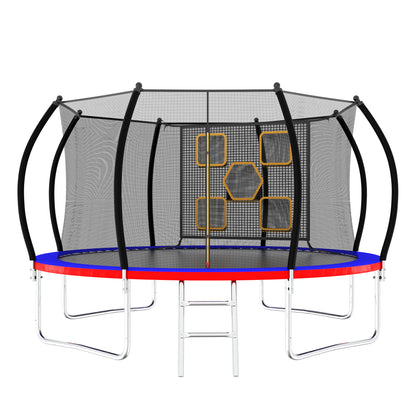 12Ft Trampoline for Kids & Adults, Segmart 2024 Upgraded Recreational Trampoline with Enclosure Net, Reinforced Design Outdoor Trampoline with 800LBS Weight Capacity, Birthday Gifts for Boys/Girls