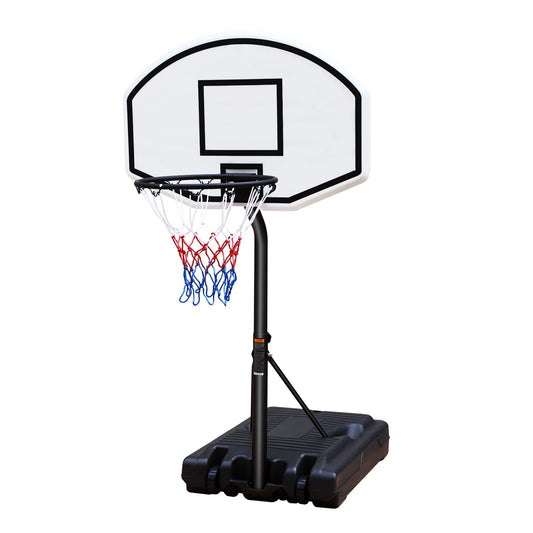 Swimming Pool Basketball Hoop, 3.1ft to 4.7ft Height-Adjustable Poolside Basketball Goal with 36" Backboard for Indoor Outdoor Use , Portable Poolside Basketball Hoop System for Adults & Kids