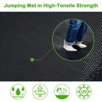 Toddler Trampoline for Kids, 7Ft Mini Trampoline with Enclosure Net, Indoor & Outdoor Recreational Trampolines with Upgrade No-Gap Safe Design for Birthday Chirismas Gifts Ages 1-8