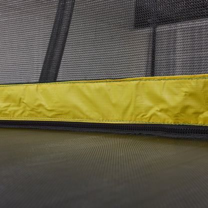 14ft Trampoline with Safety Enclosure Net, SEGMART Upgraded Round Kids Outdoor Trampoline with Ladder, Heavy Duty Backyard Trampoline, Recreational Trampoline for Adults and Kids, Green