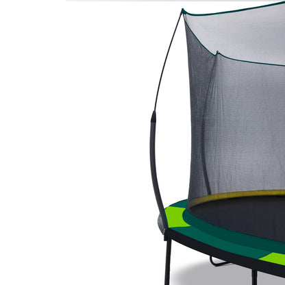 14ft Trampoline with Safety Enclosure Net, SEGMART Upgraded Round Kids Outdoor Trampoline with Ladder, Heavy Duty Backyard Trampoline, Recreational Trampoline for Adults and Kids, Green