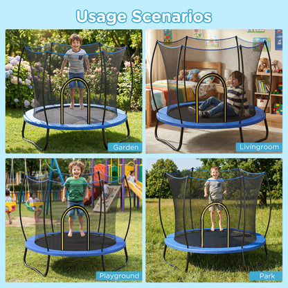 55" Kids Trampoline with Net, SEGMART Toddler Trampolines for Kids, Small Trampolines for Kids, Mini Trampolines for Kids Indoor, Indoor Trampoline for Toddlers, Baby Trampoline