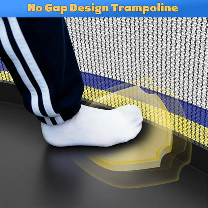 Segmart 10FT Trampoline with Enclosure Net & Basketball Hoop, Heavy Duty