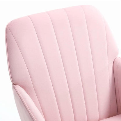 Office Chair with Memory Foam,Adjustable Swivel Desk Chair, Velvet Upholstered, Supportive Backrest for Home Office & Bedroom