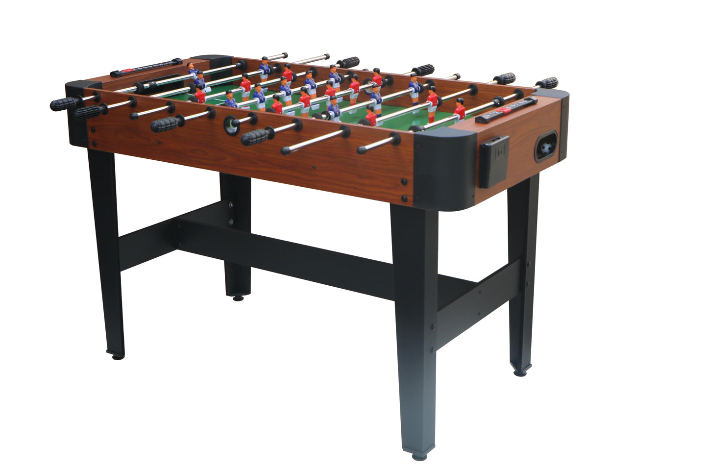 48'' Foosball Table for Adult Kids Youth, SEGMART Wood Arcade Table Soccer with 2 Balls and 2 Drink Holders, Durable Soccer Game Table with Ergonomic Handles for Home, Game Room, Office, Party