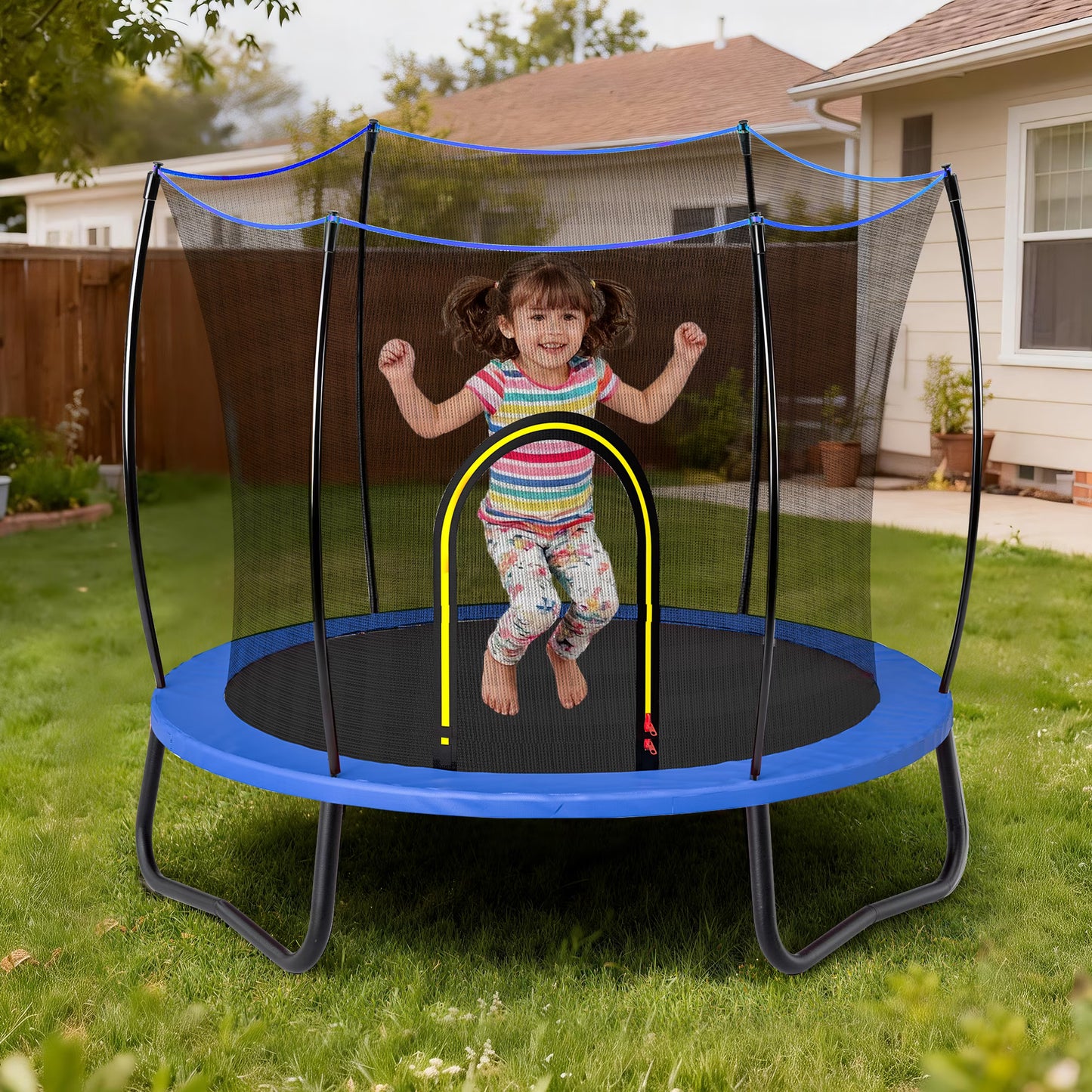 55" Kids Trampoline with Net, SEGMART Toddler Trampolines for Kids, Small Trampolines for Kids, Mini Trampolines for Kids Indoor, Indoor Trampoline for Toddlers, Baby Trampoline