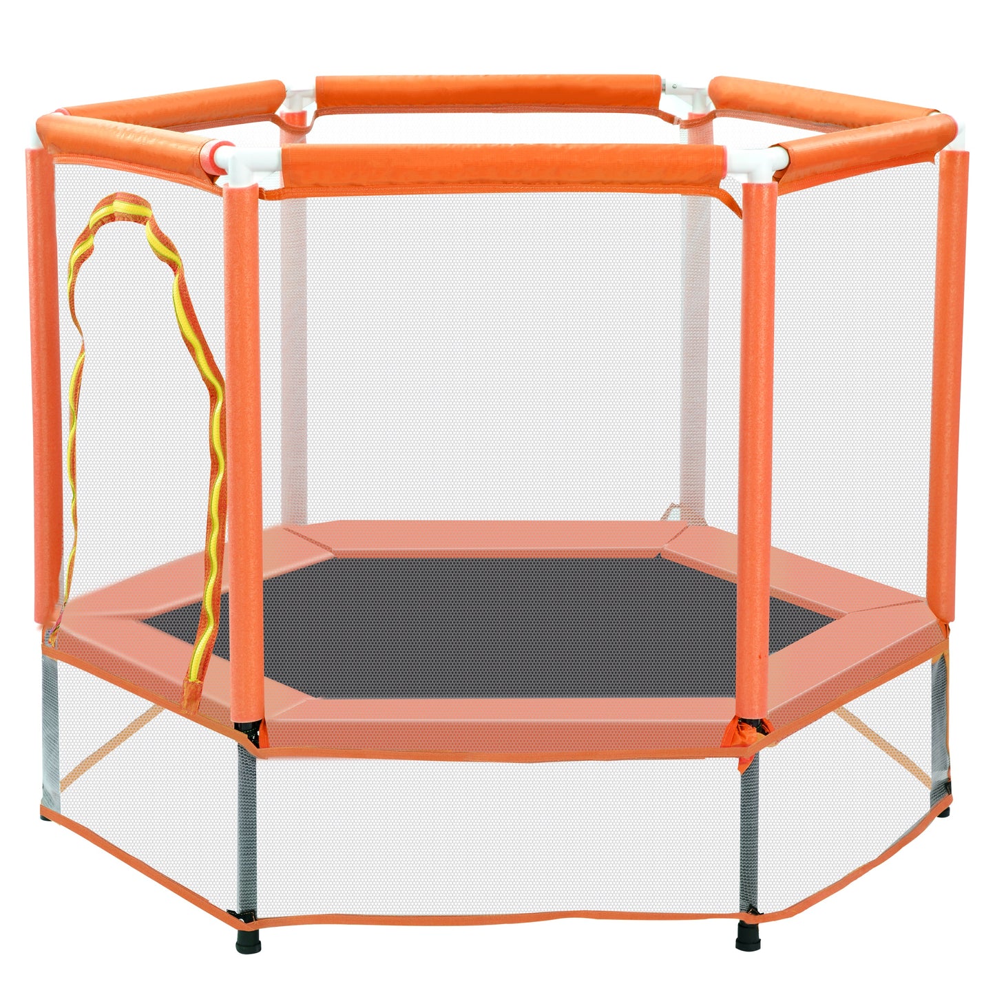 55'' Toddler Trampoline for Kids, SEGMART Kids Trampoline with Enclosure Net and Balls, Indoor Outdoor Mini Small Trampoline Birthday Gifts for Boy and Girls Age 3 Months and up