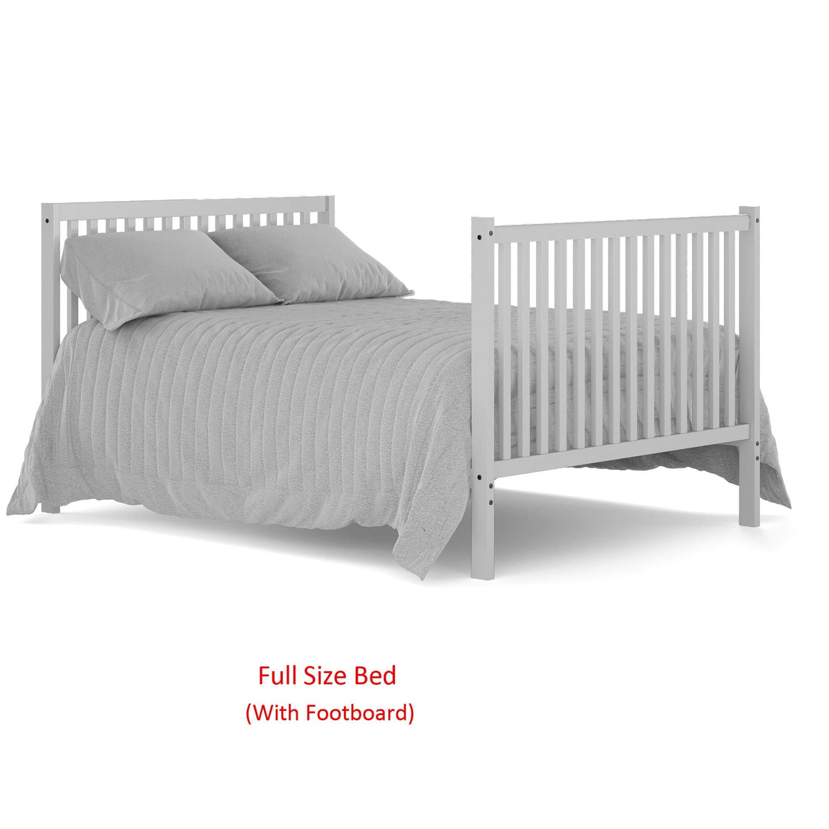 iRerts 5 In 1 Convertible Baby Crib, Wood Convertible Crib Toddler Bed with Wood Legs, Converts from Baby Crib to Toddler Bed, Fits Standard Full-Size Crib Mattress, Easy to Assemble, Black