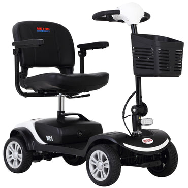 Mobility Scooters for Senior, Heavy Duty Electric Scooters with 300W Motor, Lightweight Compact Motorized Scooter with Headlights, Outdoor Mobility Scooter With Anti-Tip wheels, Grey, SS1413