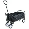 Outdoor Folding Rolling Collapsible Garden Cart, Heavy Duty 150lbs Garden Utility Wagon Cart for Kids with 360 Degree Swivel Wheels & 180° Rotating Handle, , Perfect for Garden, Farm, Yard