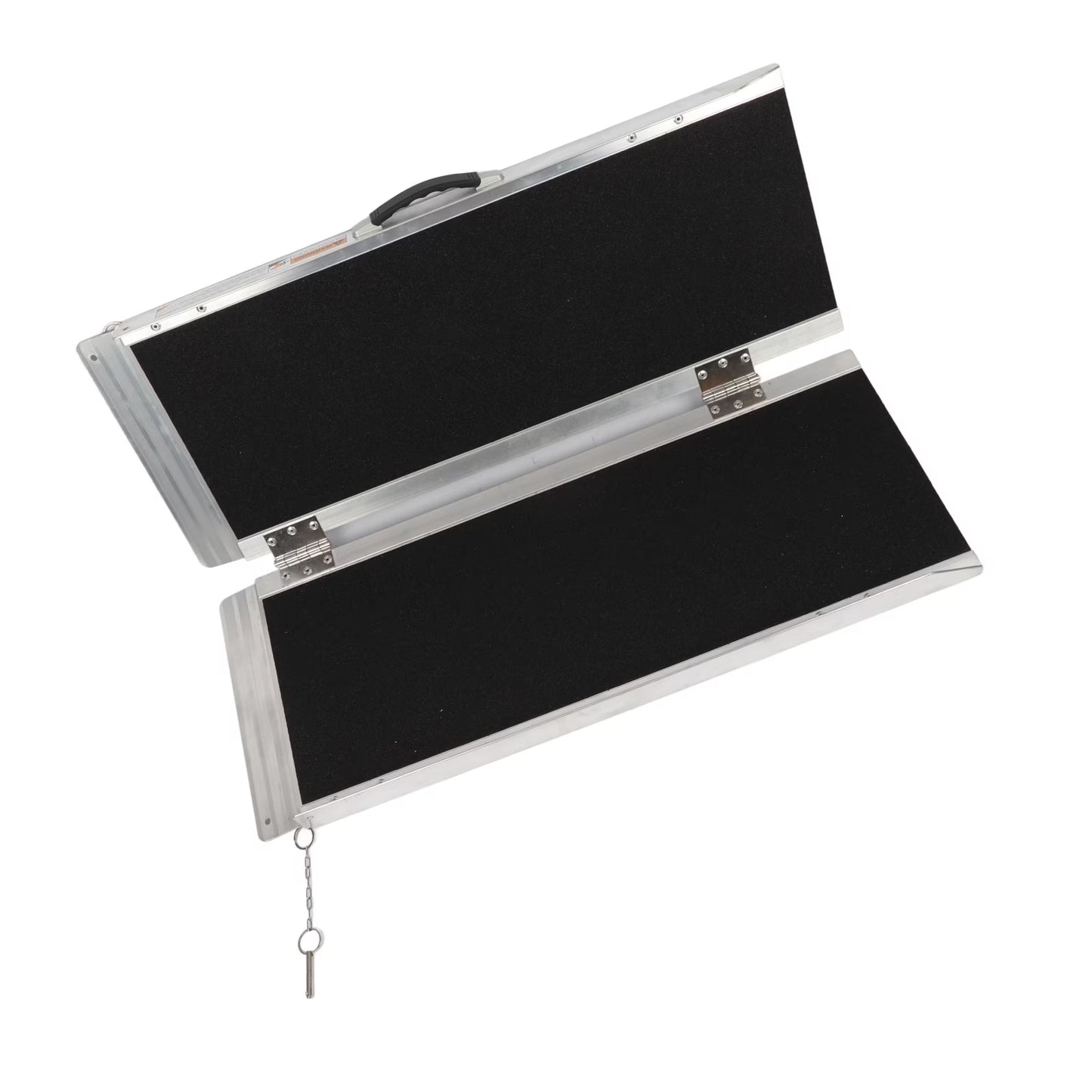 Segmart 3-Foot Stair Climbing Wheelchair Ramp for Home Doorways, Portable Folding Non-Slip Mobility Scooter Ramp with Handle, Durable and Rust-Resistant, No Installation Required, 595.2 lbs, Black