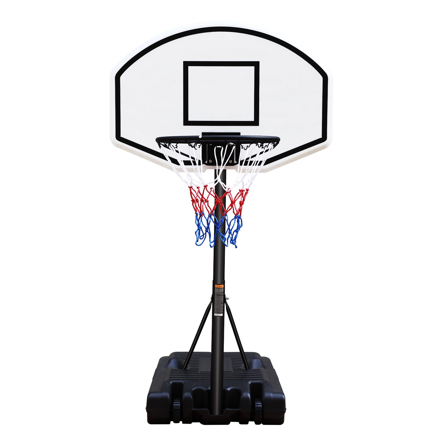 Swimming Pool Basketball Hoop, 3.1ft to 4.7ft Height-Adjustable Poolside Basketball Goal with 36" Backboard for Indoor Outdoor Use , Portable Poolside Basketball Hoop System for Adults & Kids