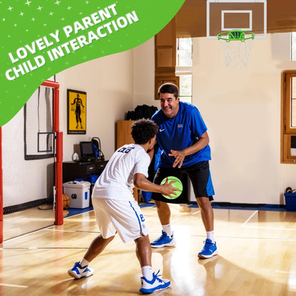 Mini Basketball Hoop with Luminous Basketball, SEGMART Glow in The Dark Wall Mounted Basketball Hoop with Backboard, Indoor Basketball Hoop for Room Wall, Gift for Boys Teens