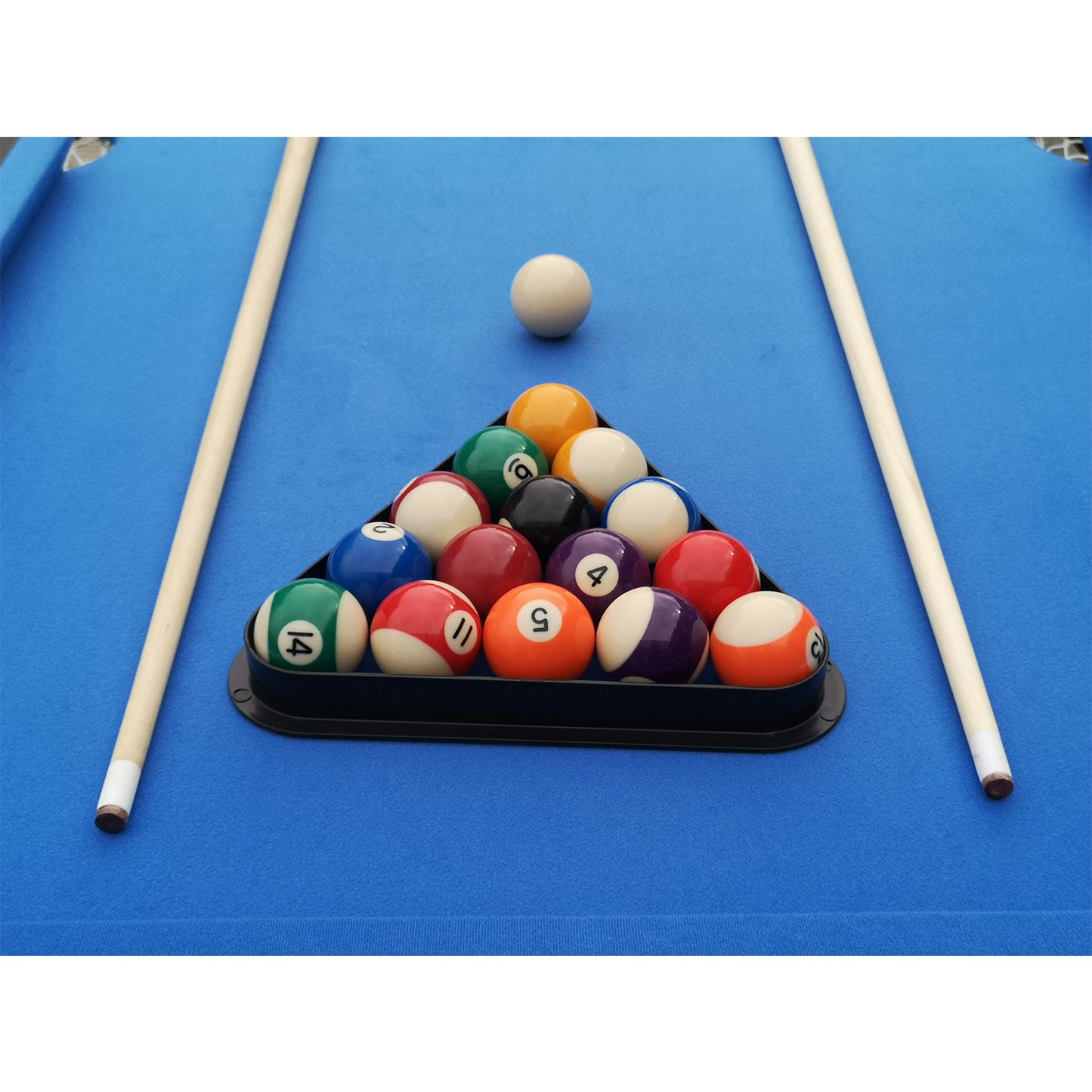 SEGMART Outdoor Portable Pool Tables, Billiard Tables Game Table, Indoor Table, Children's Toys, Table Games, and All Accessories Included, Blue