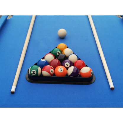 Outdoor Portable Pool Table for Adults Kids Family, Segmart Folding Billiards Table with Cues, Ball, Rack, Chalk, Foldable Pool Table for Recreation Game Rooms, Space-Saving Entertainment