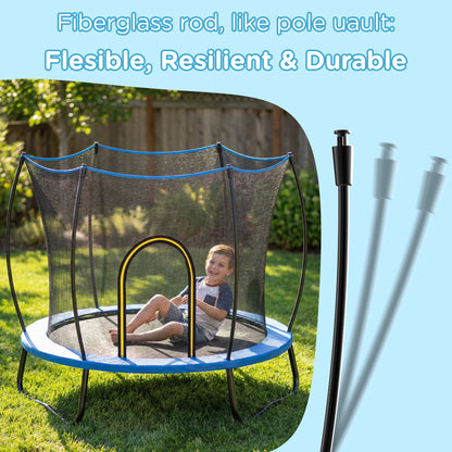 55" Kids Trampoline with Net, SEGMART Toddler Trampolines for Kids, Small Trampolines for Kids, Mini Trampolines for Kids Indoor, Indoor Trampoline for Toddlers, Baby Trampoline