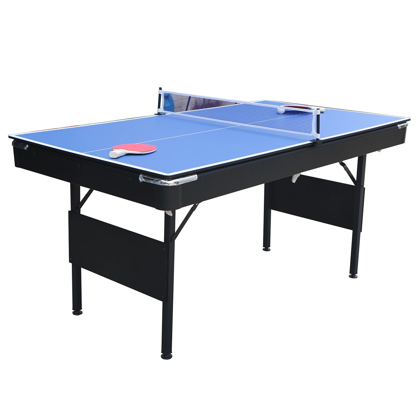 SEGMART 3 in 1 Pool Table Dining Table Combo, Portable Snooker Table, Multifunctional Billiard Table, Table Games, and All Accessories Included