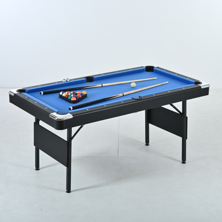 SEGMART Outdoor Portable Pool Tables, Billiard Tables Game Table, Indoor Table, Children's Toys, Table Games, and All Accessories Included, Blue