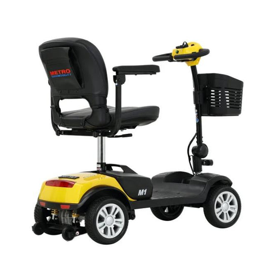 Electric Wheel Chair for Senior, 4 Wheel Mobility Scooter with Detachable Basket and Control Panel, Motorized Electric Carts for Adults, 4.97mph, 300lbs, SS779