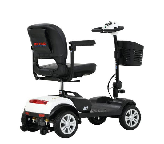 Electric Wheel Chair for Senior, 4 Wheel Mobility Scooter with Detachable Basket and Control Panel, Motorized Electric Carts for Adults, 4.97mph, 300lbs, SS789