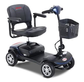 Compact Mobility Scooters for Senior, SEGMART Heavy Duty Electric Scooters with 300W Motor, Motorized Scooter with Detachable Basket, Outdoor Scooter With Anti-Tip Tires, Blue, S8670
