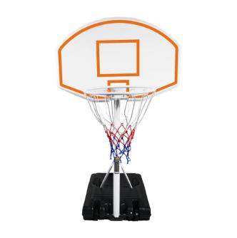 Segmart Portable Poolside Basketball Hoop, 3.1 ft to 4.7 ft Adjustable Height, Outdoor Basketball Hoop with 36" Backboard, Orange